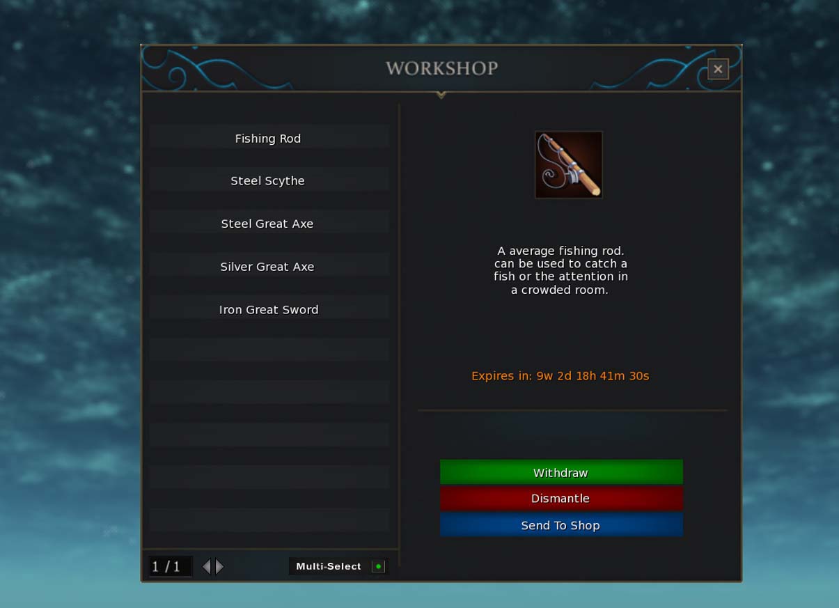Shop Panel Preview